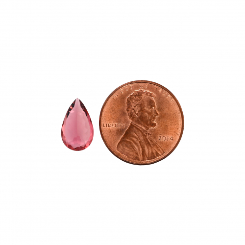 Pink Tourmaline Pear Shape 11.7x7.4mm Single Piece 2.28 Carat