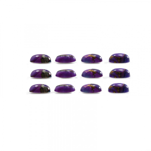 Purple Copper Turquoise cab Oval 6x4mm Approximately 5 carat