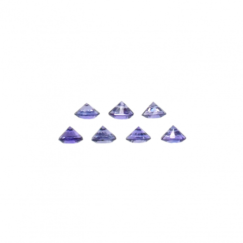 Purple Sapphire Round 2.5mm Approximately 0.50 Carat