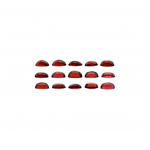 Red Garnet Cab Oval 6x4mm Approximately 10 Carat