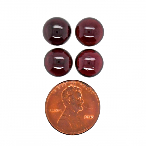 Red Garnet Cab Round 10mm Approximately 21 Carat