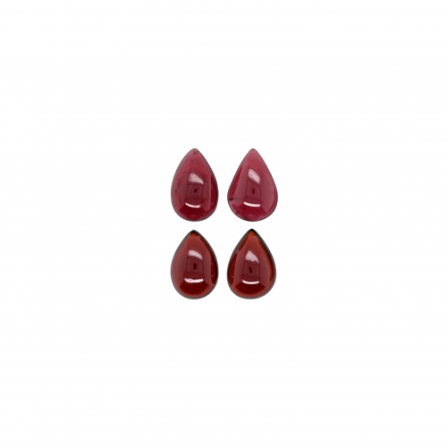 Red Garnet Cabs Pear Shape 10x7mm Approximately 11 Carat