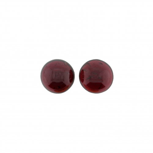 Red Garnet Cabs Round 11mm Approximately 10 Carat