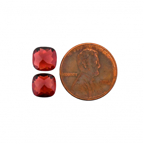 Red Garnet Cushion 8mm Approximately 4 Carat