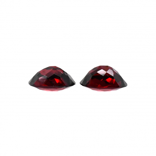 Red Garnet Oval 10x8mm Approximately 5 Carat Matched Pair