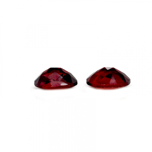 Red Garnet Oval 7x5mm Matching Pair Approximately 2.03 Carat