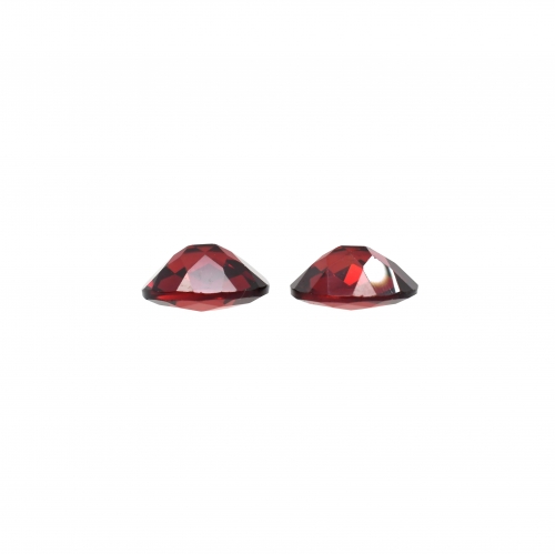 Red Garnet Oval 9x7mm Matching Pair Approximately 4 Carat