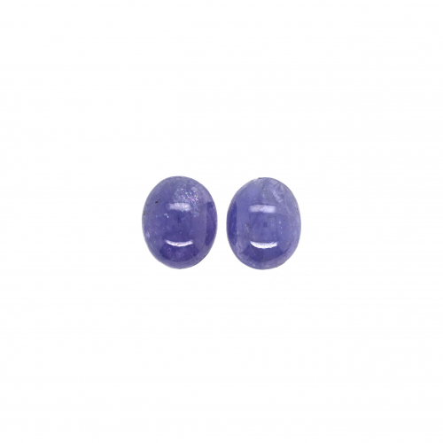 Tanzanite Cabs Oval 11x9mm Matching Pair Approximately 9 Carat
