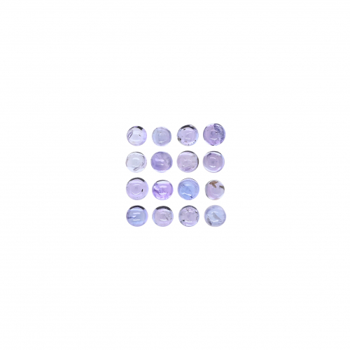 Tanzanite Cabs Round 3mm Approximately 3 Carat