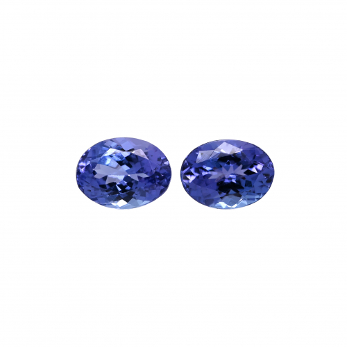 Tanzanite Oval 8x6mm Matching Pair Approximately 2.80 Carat