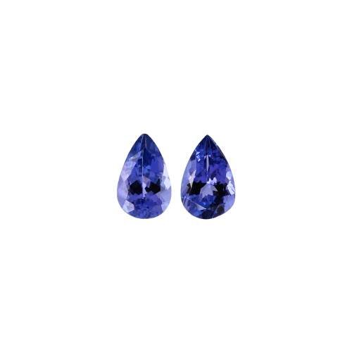 Tanzanite Pear Shape 8x5mm Matching Pair Approximately 1.70 Carat