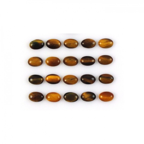 Tiger's Eye Cab Oval 6X4mm Approximately 8.70 Carat