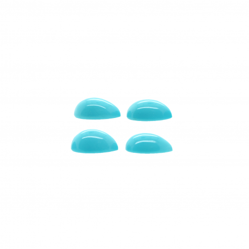 Turquoise Cab Pear Shape 9x7mm Approximately 4.80 Carat