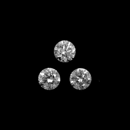 White Diamond Round 2.8mm Approximately 0.26 Carat