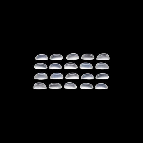 White Moonstone Cab Pear Shape 6x4mm Approximately 9 Carat