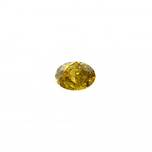 Yellow Diamond Oval 4.5x3.2mm Single Piece 0.25 Carat
