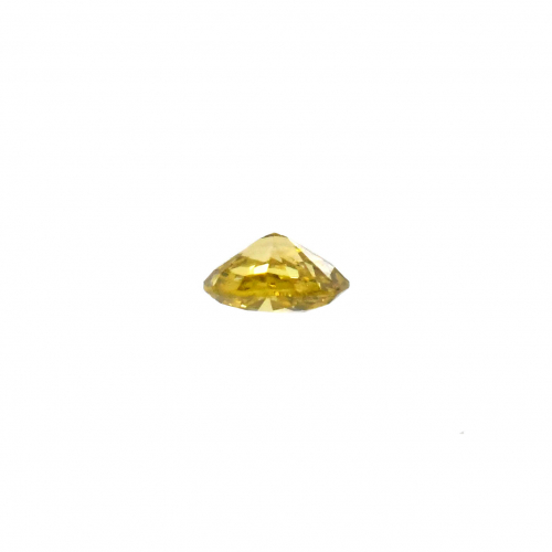 Yellow Diamond Oval 4.7x3.7mm Single Piece 0.32 Carat