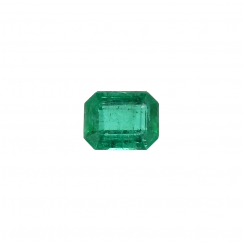 Zambian Emerald Emerald Cut 6x4.8mm Single Piece 0.71 Carat
