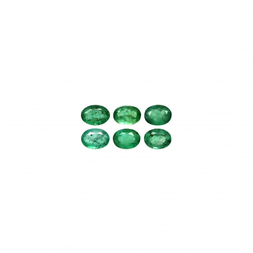 Zambian Emerald Oval 4x3mm Approximately 0.80 Carat